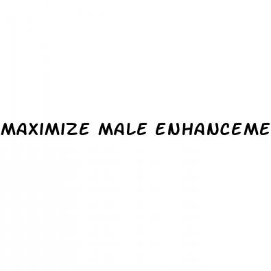 maximize male enhancement formula