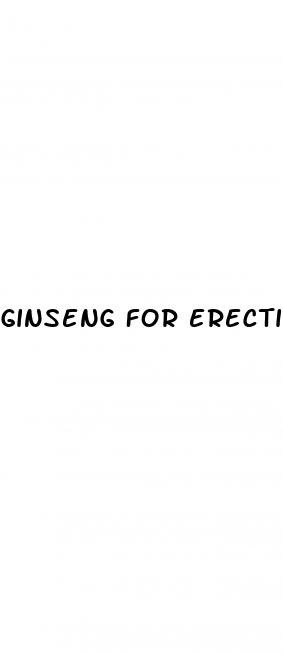 ginseng for erectile dysfunction