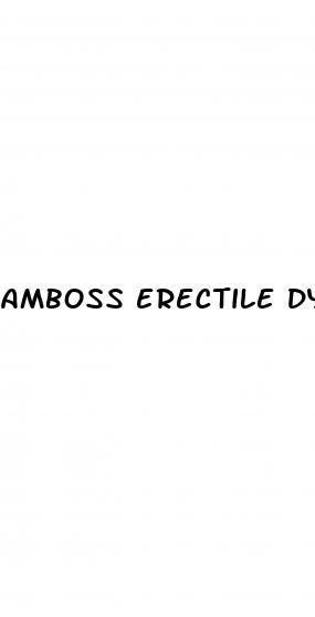 amboss erectile dysfunction