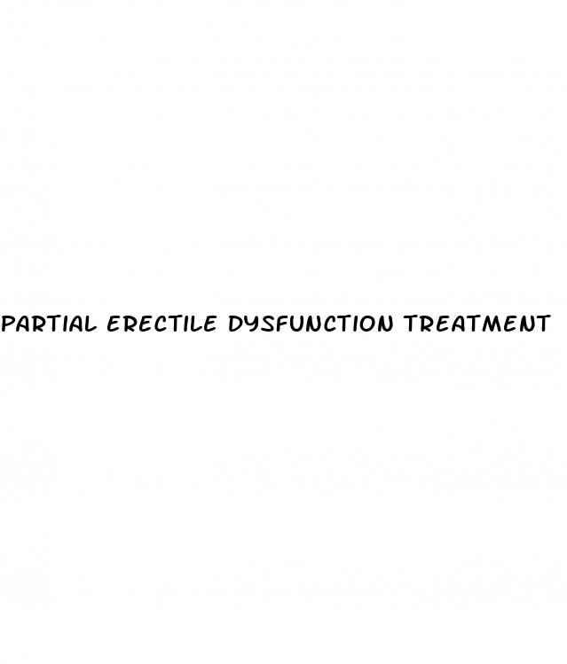 partial erectile dysfunction treatment