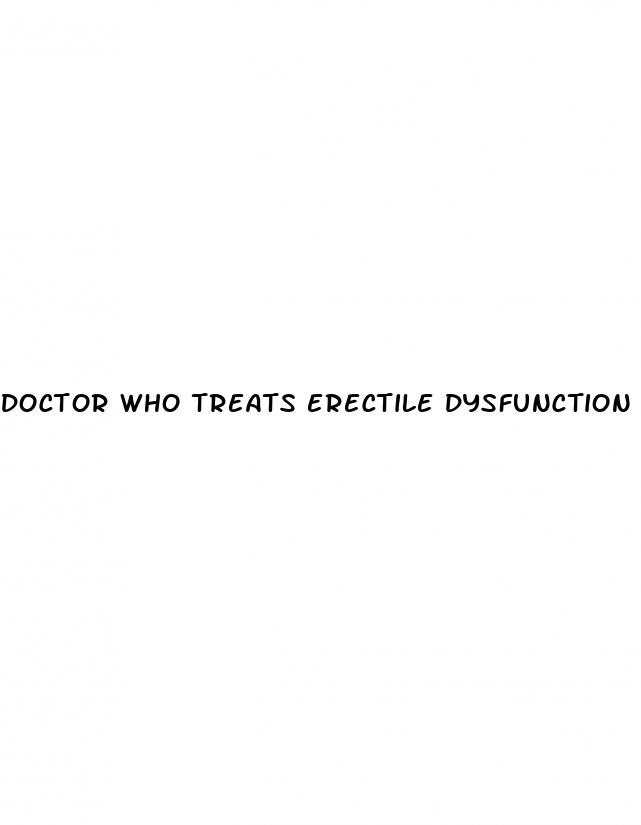 doctor who treats erectile dysfunction