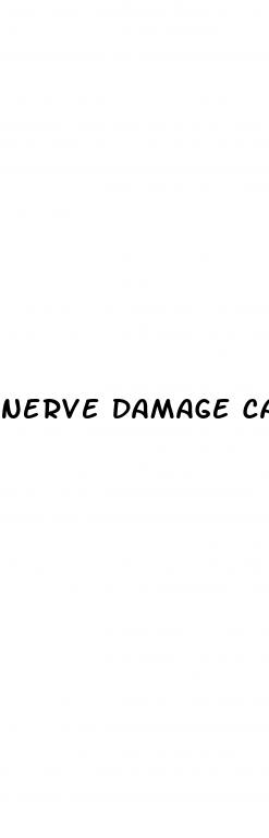 nerve damage causing erectile dysfunction