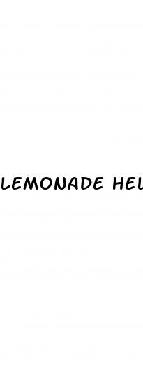 lemonade help for erectile dysfunction