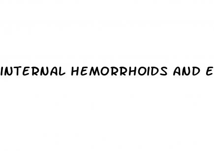 internal hemorrhoids and erectile dysfunction