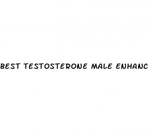 best testosterone male enhancement pill