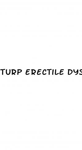 turp erectile dysfunction