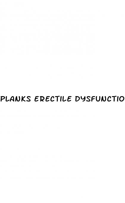 planks erectile dysfunction