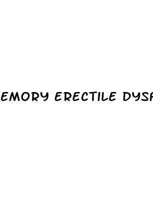 emory erectile dysfunction