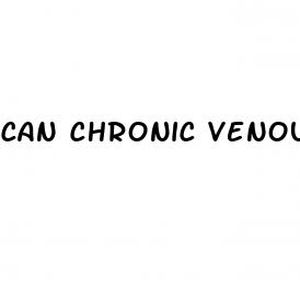 can chronic venous insufficiency cause erectile dysfunction