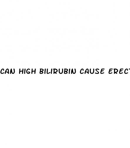 can high bilirubin cause erectile dysfunction