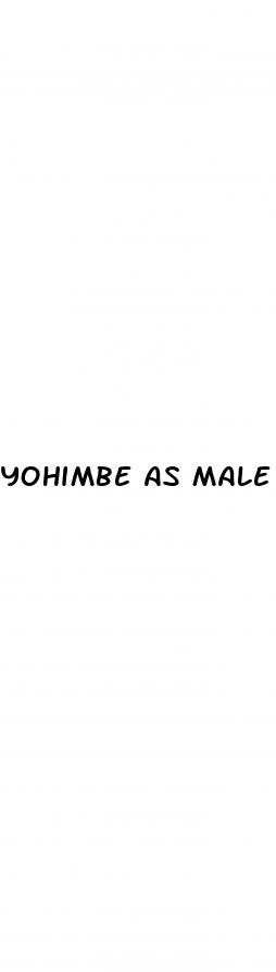 yohimbe as male enhancement