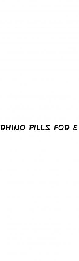 rhino pills for ed