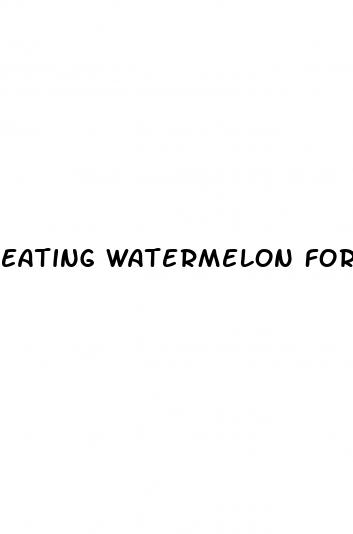 eating watermelon for erectile dysfunction