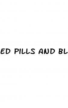 ed pills and blood pressure