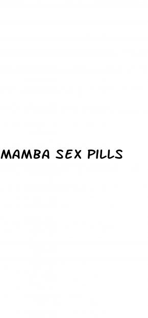 mamba sex pills