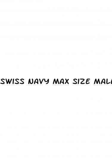 swiss navy max size male enhancement