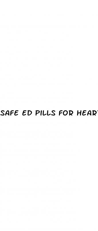 safe ed pills for heart patients