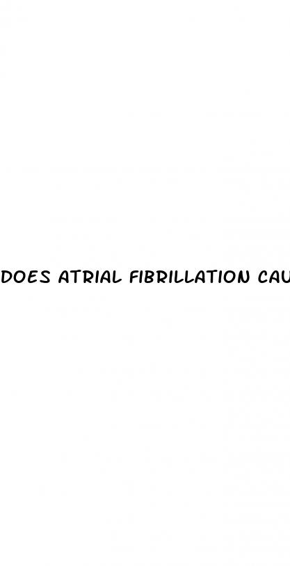 does atrial fibrillation cause erectile dysfunction