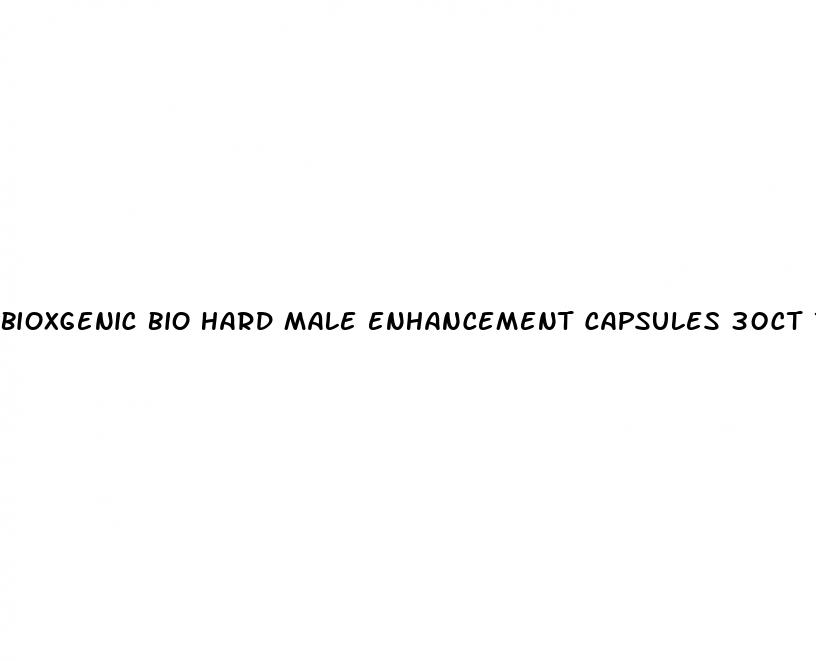 bioxgenic bio hard male enhancement capsules 30ct review