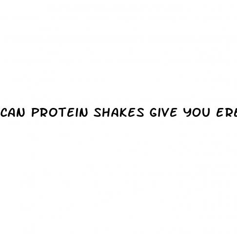 can protein shakes give you erectile dysfunction