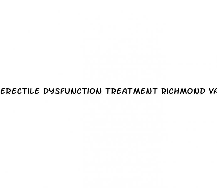 erectile dysfunction treatment richmond va