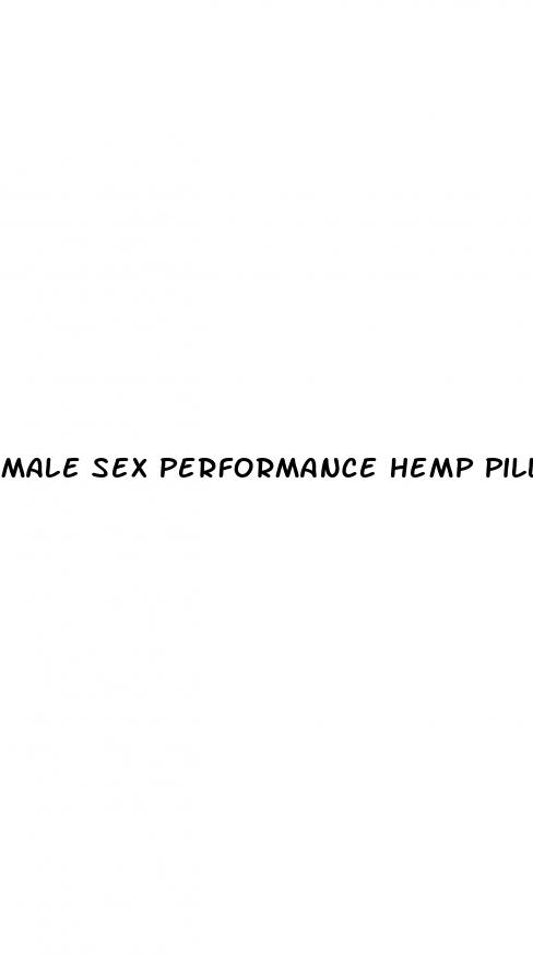 male sex performance hemp pill