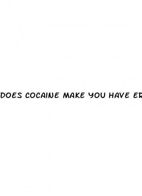 does cocaine make you have erectile dysfunction