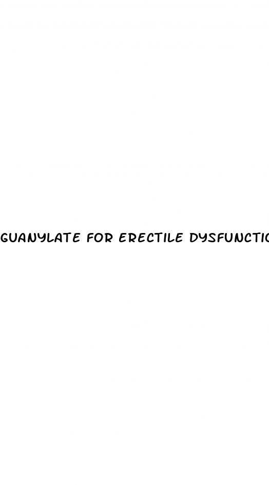 guanylate for erectile dysfunction