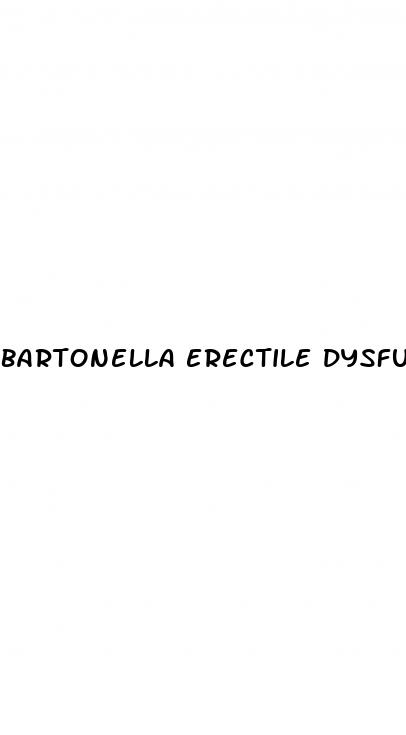 bartonella erectile dysfunction nih