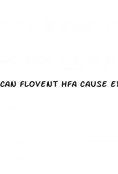 can flovent hfa cause erectile dysfunction