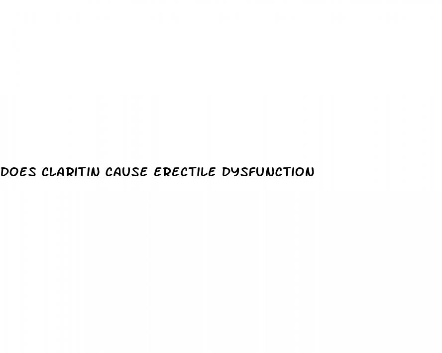 does claritin cause erectile dysfunction