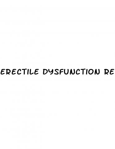 erectile dysfunction recovery