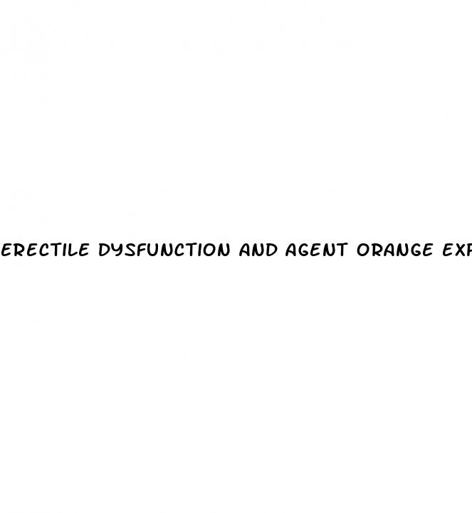 erectile dysfunction and agent orange exposure