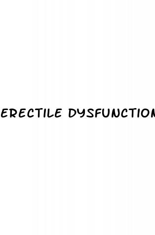 erectile dysfunction arousal