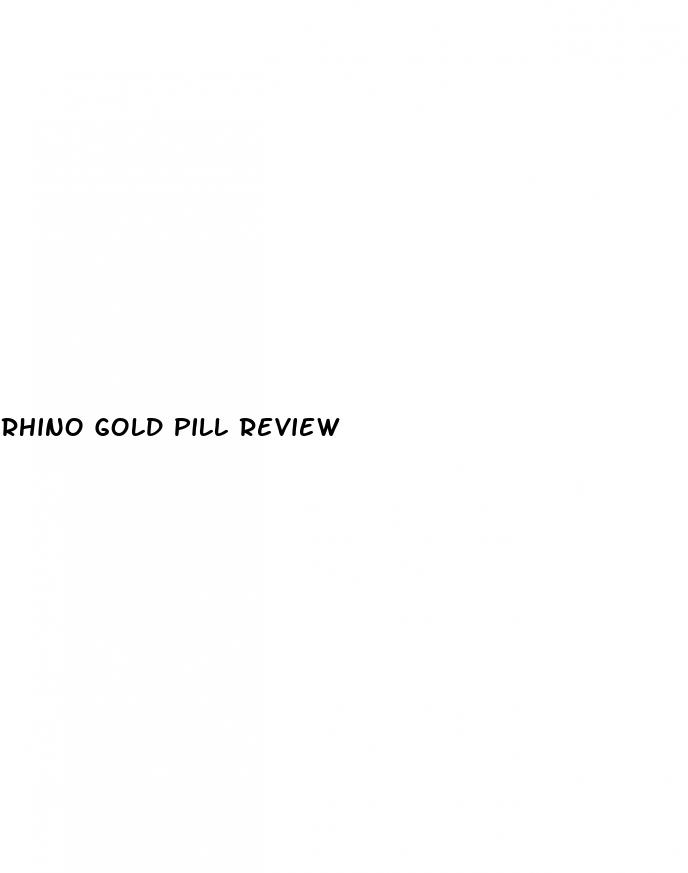 rhino gold pill review