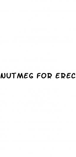 nutmeg for erectile dysfunction