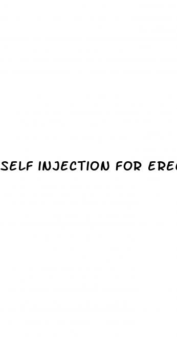 self injection for erectile dysfunction