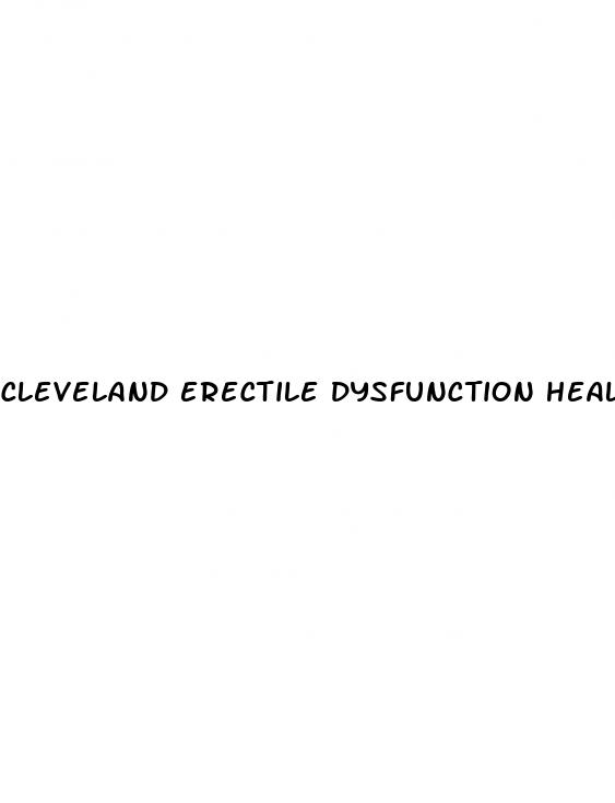 cleveland erectile dysfunction health sonic