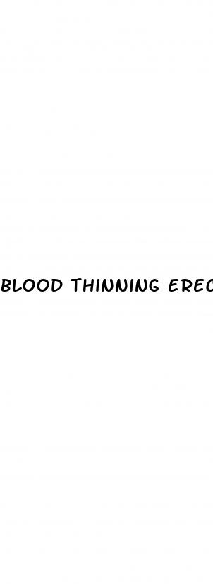 blood thinning erectile dysfunction