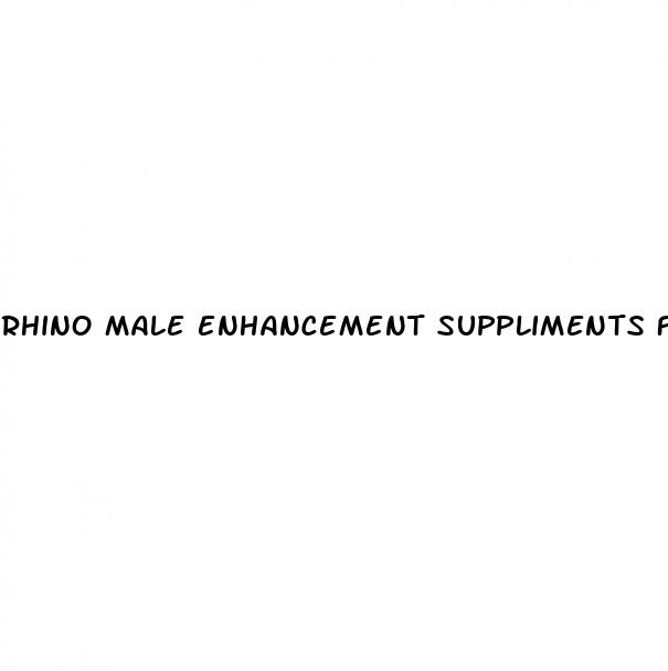 rhino male enhancement suppliments for sale