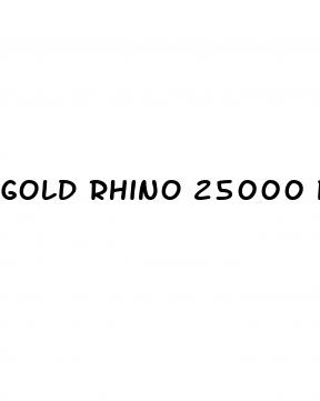 gold rhino 25000 pill