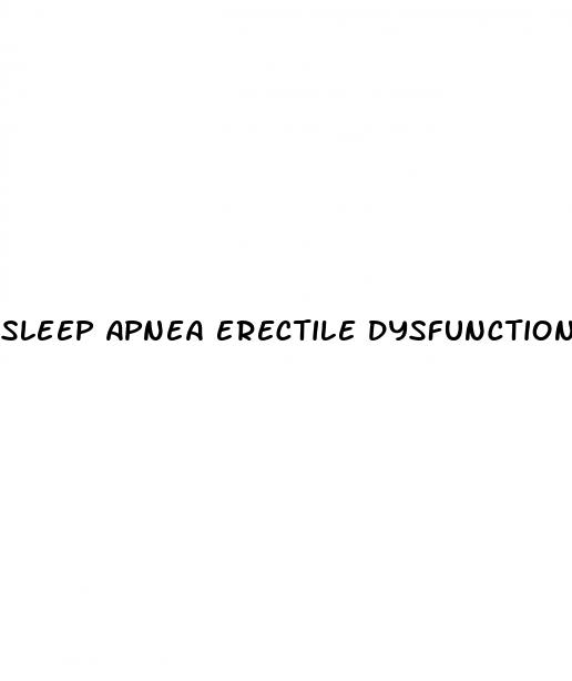 sleep apnea erectile dysfunction forum