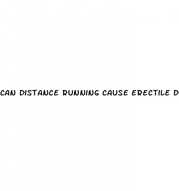 can distance running cause erectile dysfunction