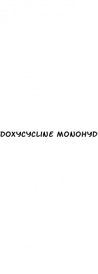 doxycycline monohydrate erectile dysfunction