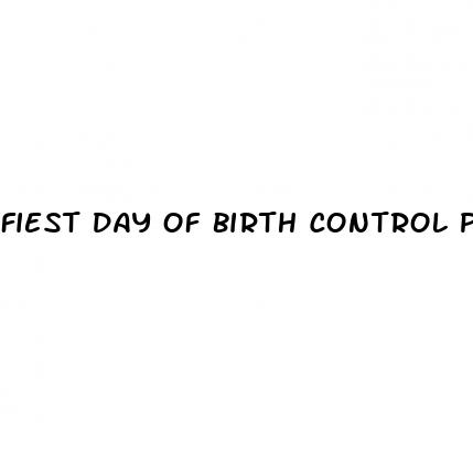 fiest day of birth control pill safe to have sex