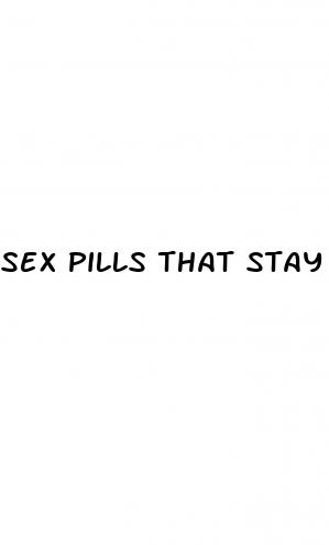 sex pills that stay in your system