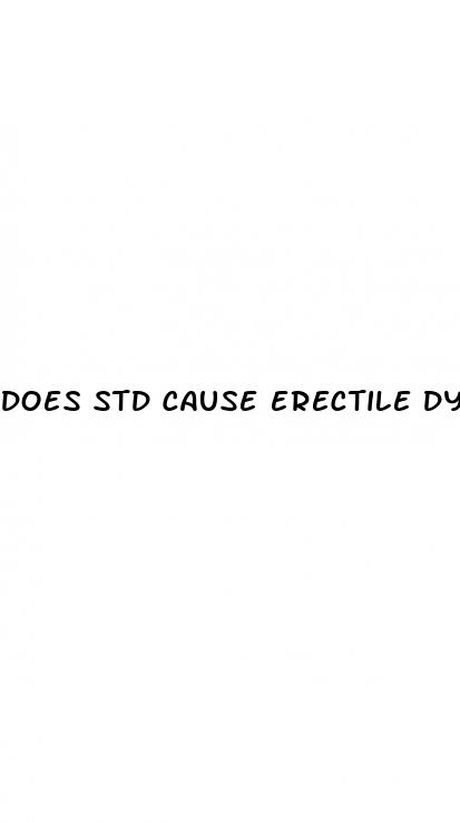 does std cause erectile dysfunction