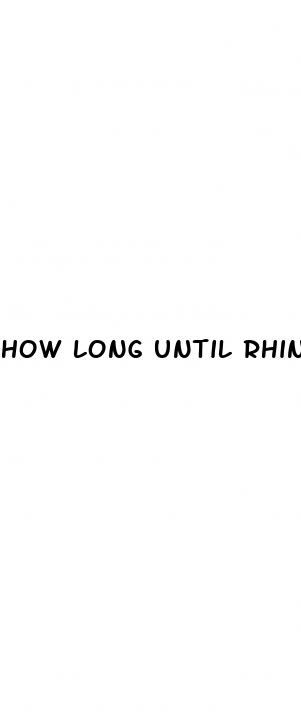 how long until rhino pills kick in