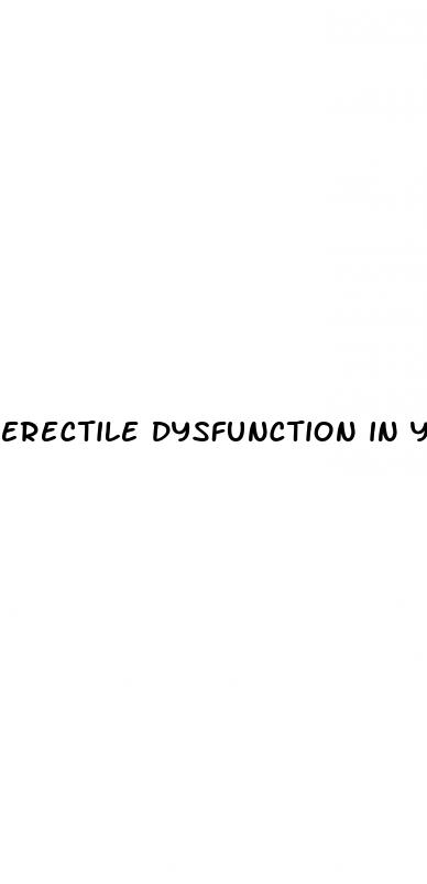 erectile dysfunction in young men treatment