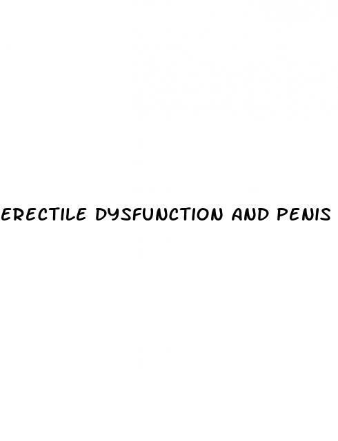 erectile dysfunction and penis size